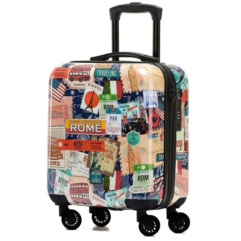 image 1 of Flight Knight Carry On Suitcase - 8 Wheel TSA Lock USB Port - Anti Crack Case Hard Luggage Approved for easyJet, Jet2, BA Multi | Worldwide | Cabin Bag