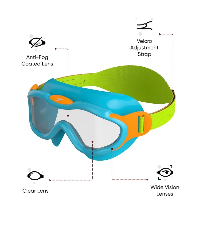 image 1 of Speedo Infant Biofuse Swim Mask - 1-3 Years