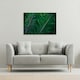 image 2 of green leaves, abstract flora texture (Canvas Print) 101 x 77 x 4cm