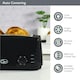 image 6 of Quest 4 Slice Toaster With Wide Slots - Black
