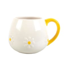 Something Different Spring Time Daisy Mug - White/Yellow - One Size