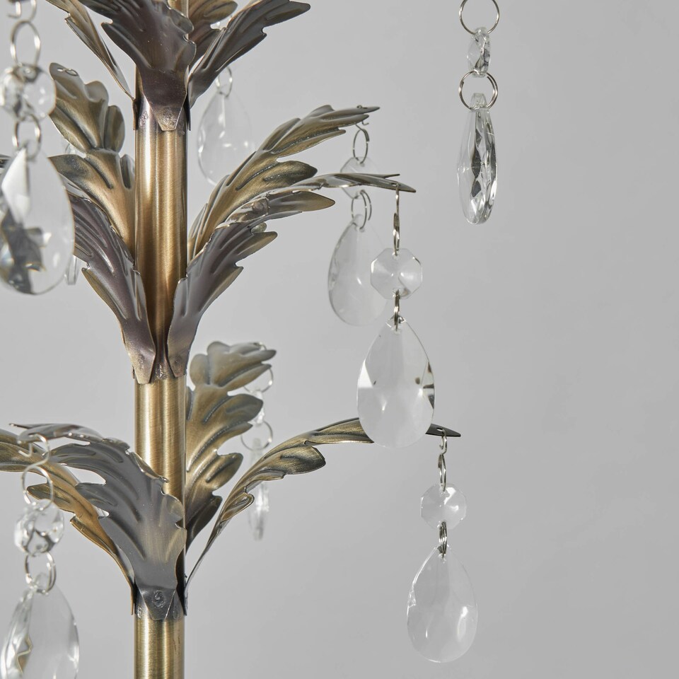 image 1 of BHS Paisley Floor Lamp | Bronze | Antique Brass | 1
