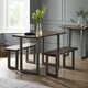 image 2 of Medium Sized Dining Table Linden Live Edge Brown