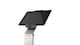 image 4 of Durable Aluminium Tablet Holder iPad Floor Exhibition Stand | Rotates & Locks | Silver