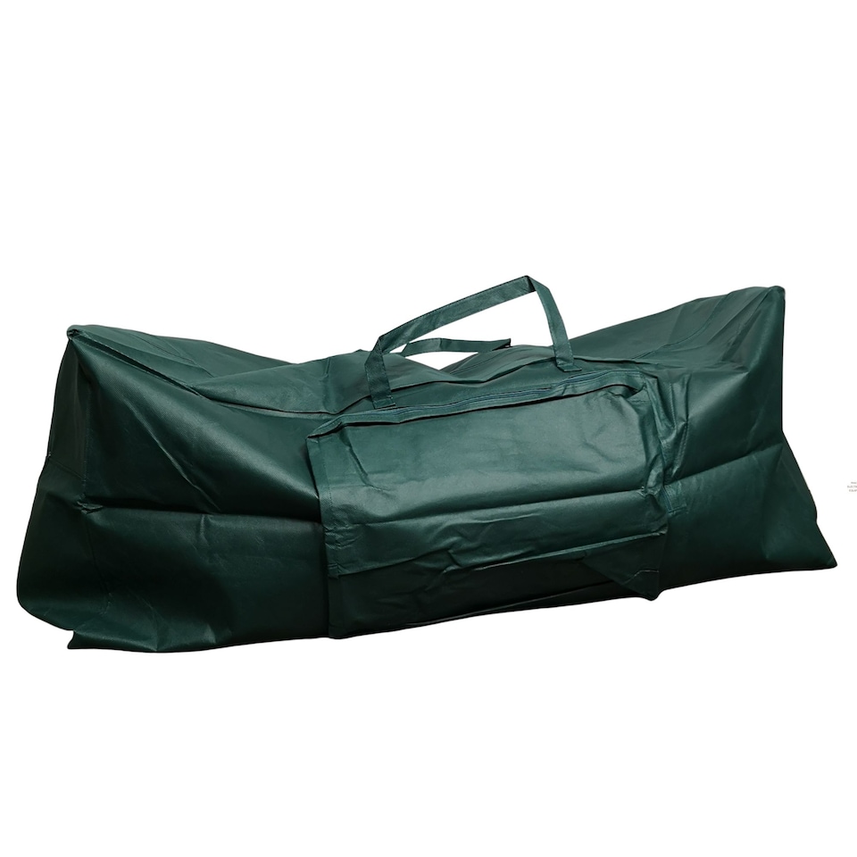 image 1 of 1.2m Green Christmas Tree Storage Bag with Zip and Carry Handle