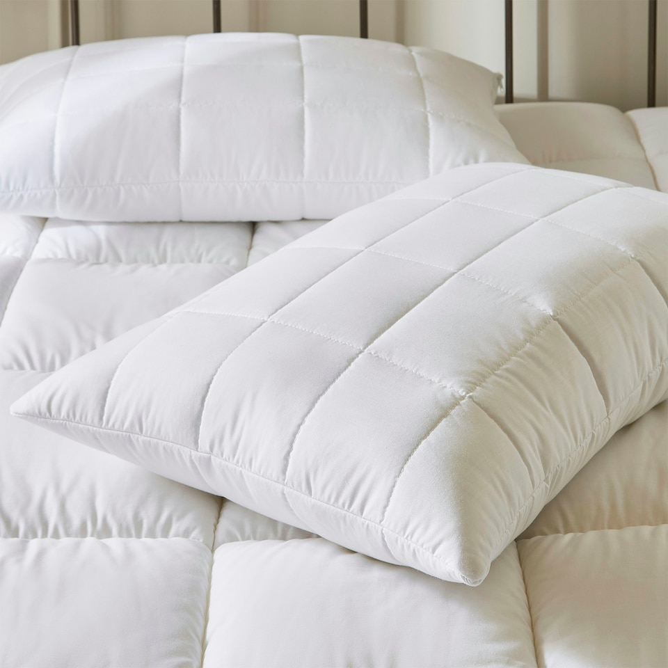 image 1 of Hotel Pure Luxury Premium Suite Waterproof Pillow Protector Pair White | White