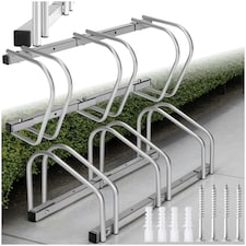 Bike Rack, for ground or wall-mounting - for 3 Bikes