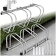 image 1 of Bike Rack, for ground or wall-mounting - for 3 Bikes