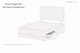 image 5 of Sloomy Mayfair Pewter Dumfries Divan Bed Base 2 Drawers Same Side With 26 Inch Strutted Headboard | Grey | Pewter | Small Single | 1