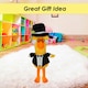 image 7 of Tux Goose Goose Duck Soft Toy Cute Plushie Huggable Cuddly 30cm Grey