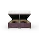 image 2 of Mauve Naples Velvet Ottoman Base Small Double | Multi