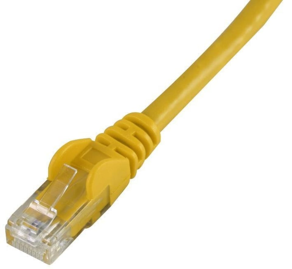 PRO SIGNAL - Snagless Cat6 UTP LSOH Ethernet Patch Lead, Yellow 2m