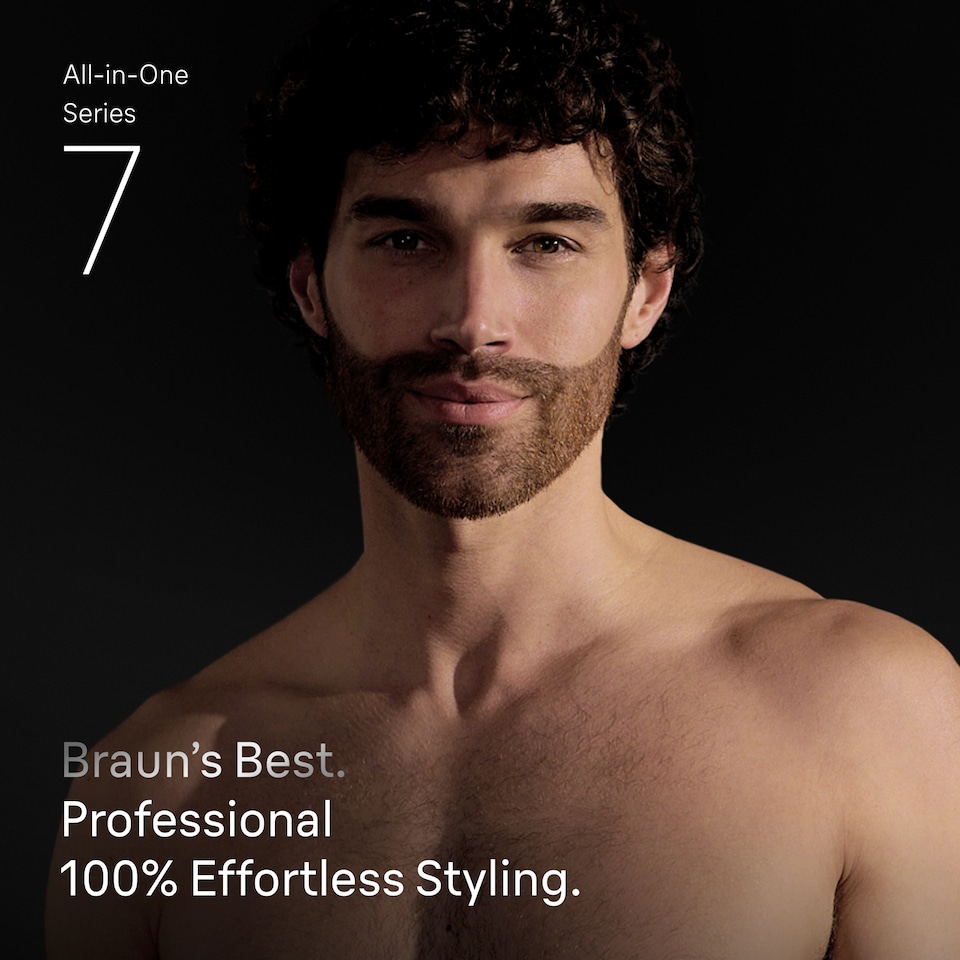image 1 of Braun All-in-One Series 7, 15in1 Grooming Kit, ProBlade, AutoSense, AIO7580, Blue