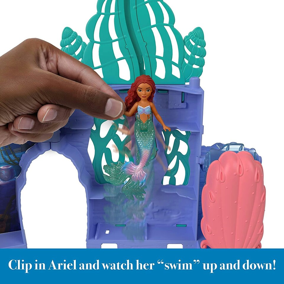 image 1 of The Little Mermaid Storytime Stackers Ariel Grotto Playset