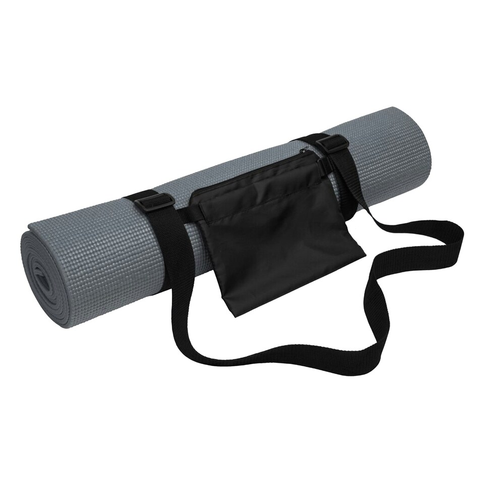 image 1 of Tri Dri Yoga And Fitness Mat - Charcoal - One Size