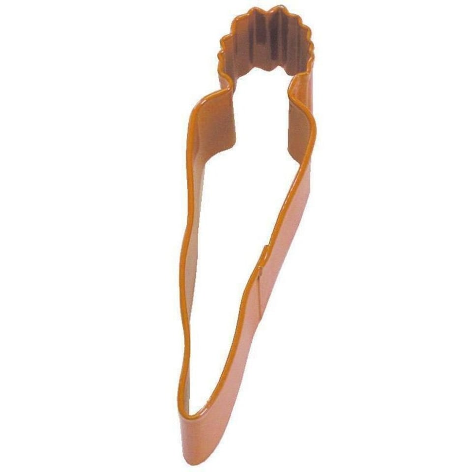 R&M Carrot Poly-Resin Coated Cookie Cutter - Orange - One Size