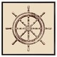 image 2 of Ship wheel (Picutre Frame) Grey | S