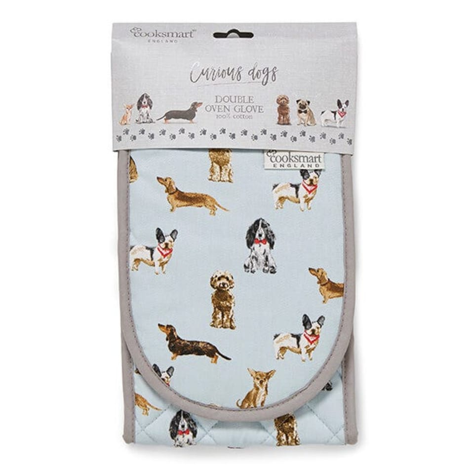 image 1 of Cooksmart Curious Dogs Double Oven Glove