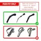 image 9 of SPARES2GO Vacuum Cleaner Adjustable Telescopic Tube Extension Rod Wand Pipe (35mm) Silver