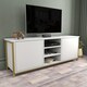 image 3 of Decorotika Otis  for TV's up to 63 inches with Cabinet and Open Shelves