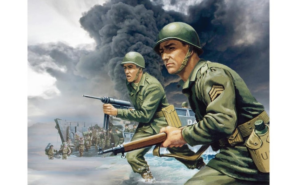 image 1 of Airfix Vintage Classics US WWII Infantry (1:32 Scale)