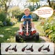 image 4 of AIYAPLAY Pedal Go Kart with Freewheel System, for Ages 3-6 Years, Red