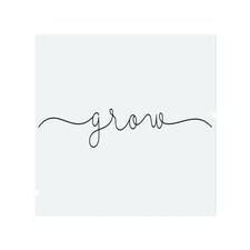 Text Glow Designer Splash Back | White