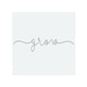 image 1 of Text Glow Designer Splash Back | White