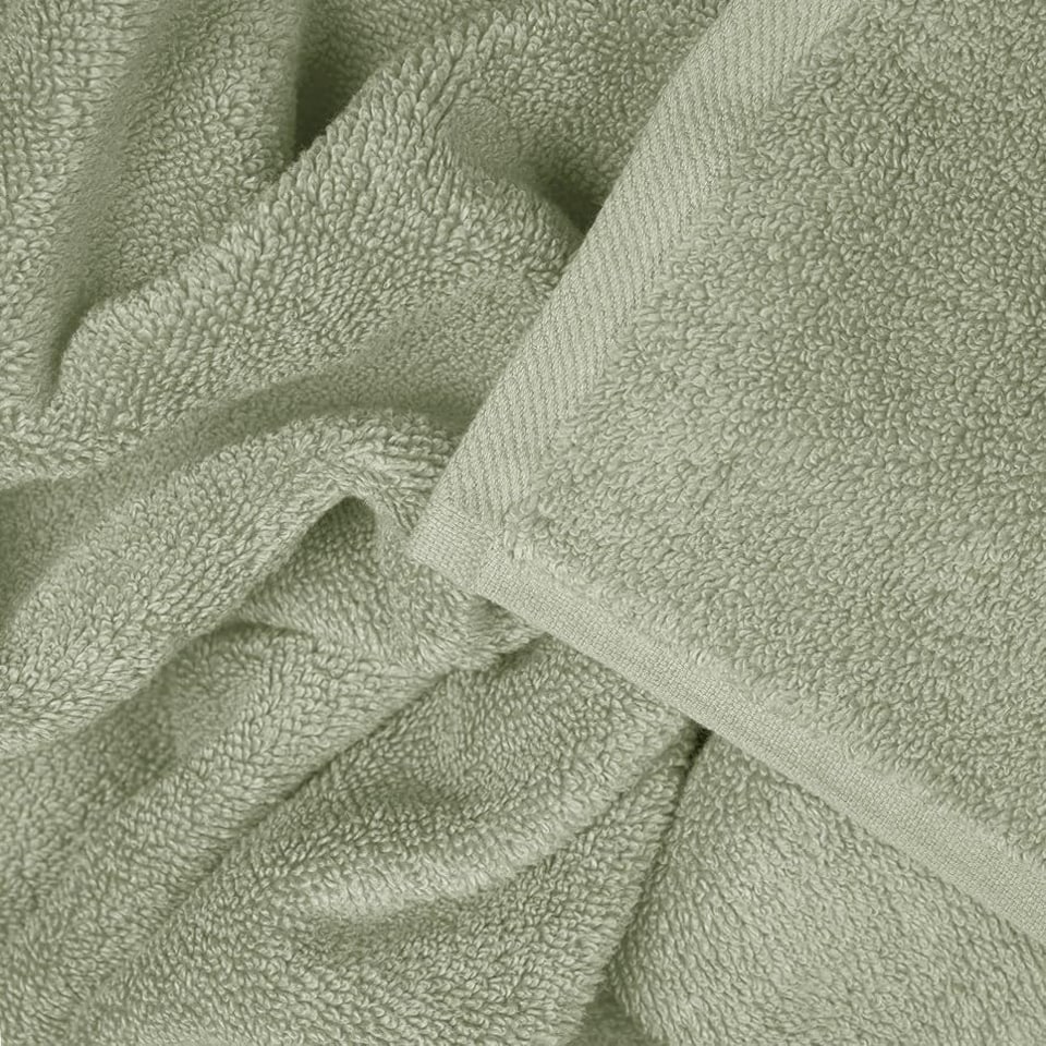image 1 of Luxury Marlborough Bamboo Towels - Super Soft, Absorbent & Hypo-Allergenic Green | Sage Green | Bath towel