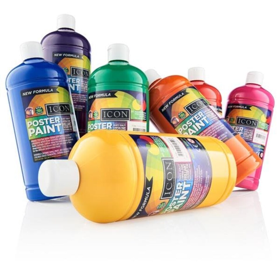 image 1 of 1 Litre Emerald Green Poster Paint by Icon Art