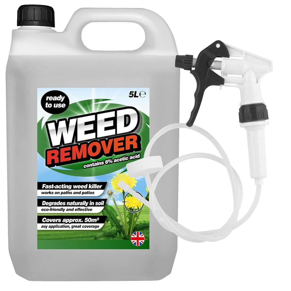 image 1 of 1 x 5L Strong Weed Remover With Long Hose Trigger For Paths, Patios & Hard Surfaces