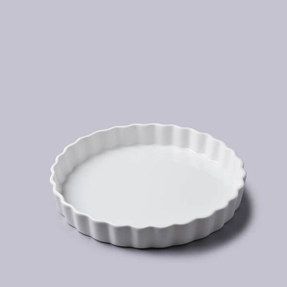 W.M.Bartleet & Sons Round Fluted Flan Dish 22cm