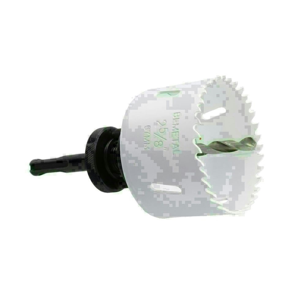image 1 of 67mm HSS Hole Saw Holesaw Bi-Metal Cutter with SDS Plus Arbor Adaptor