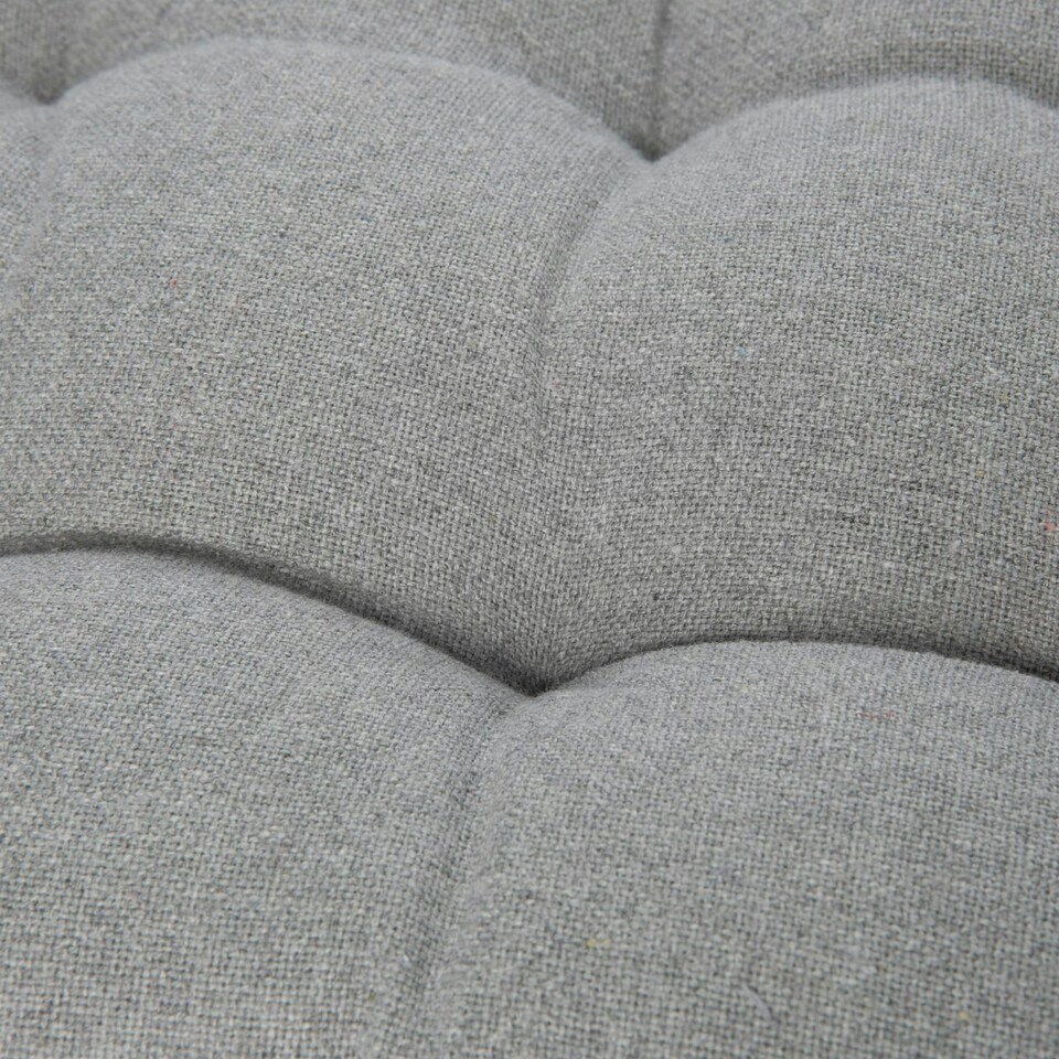 image 1 of Harbour Housewares Square Garden Chair Seat Cushions - Grey - Pack of 2 Grey