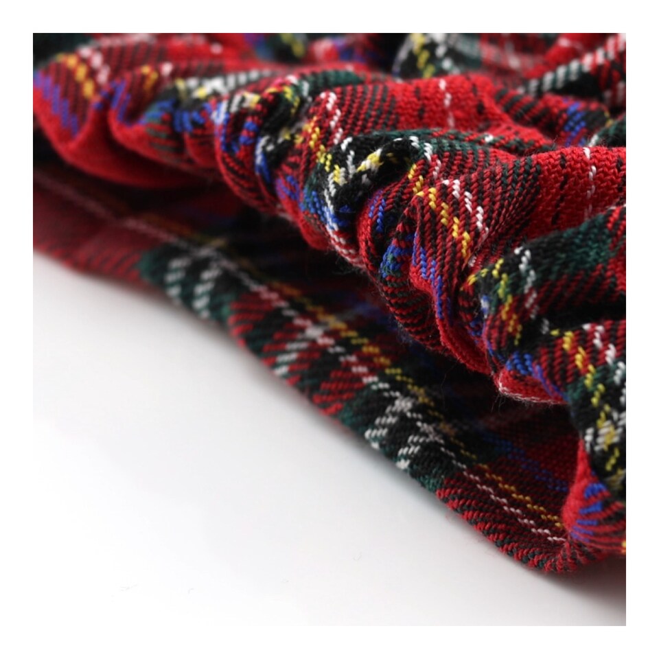 image 1 of Red Tartan Kilt with Sporran Pocket | Red | M
