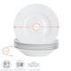 image 3 of Argon Tableware Classic White Soup Bowls - 23cm - Pack of 6 White