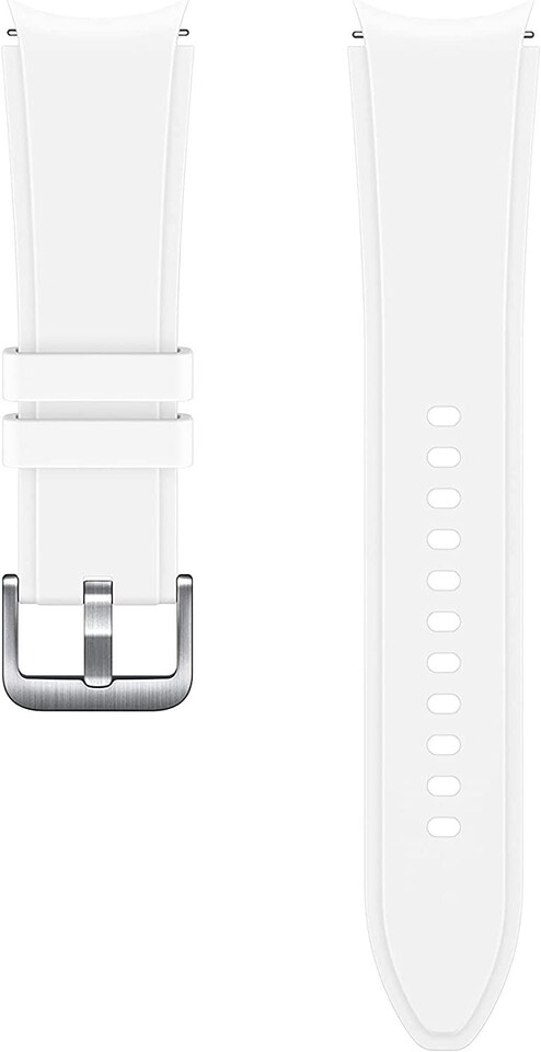 image 1 of Samsung Galaxy Watch 4/5/5 Pro Ridge Sport Band 20mm M/L White - ET-SFR89LWEGEU