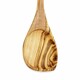 image 3 of Verano Spanish Ceramics Olive Wood Round Spoon With Corner - 30cm
