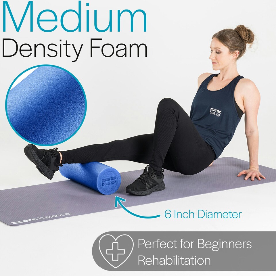image 1 of 45cm EPE Foam Roller - Blue