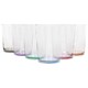 image 1 of LAV Bodega Highball Glasses - 520ml - Colour Base - Pack of 6 | Multi | Colour Base