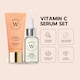 image 2 of Warda Luxury Skincare Skin Glow Boost Vitamin C Eye Serum 15ml + Skin Glow Boost Vitamin C Gel Serum 30ml