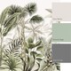 image 3 of Jungle Escape Full Wall Mural in Green | Green | Green | Extra Large (350cm x 240cm)
