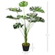 image 5 of Outsunny Decorative Artificial Monstera Plants in Pot Fake Plants for Home Indoor Outdoor Decor, 85cm
