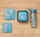 image 5 of Tiny To Tots Dinosaur Lunch Bag, 3 Pack Nested Boxes & Flip Top Straw Sipper 500ml