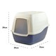 image 4 of KCT Hooded Blue Cat Litter Box | Blue | One Size | 1