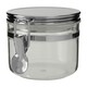 image 2 of Interiors By Premier Elegant Retro Design Jar With Silver Lid 450 ml, Durable Glass Jar With Lid, Sleek Airtight Storage Jar