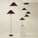 image 6 of ValueLights Akira Black Paper Pleated Single Drop Ceiling Pendant Light