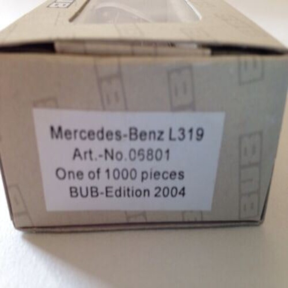 image 1 of Bub Mercedes Benz L319 06801 Limited 1 of 1000 Pcs New