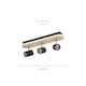 image 4 of EGLO Rimbocchi Natural Wood & Steel Modern 3 Light Spotlight