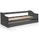 image 5 of Premier Anthracite Day Bed Single 3ft (90cm) + Pull Out Bed (Guest Bed)